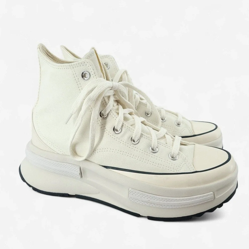 Converse Run Star Legacy CX Hi Platform Sneakers Egret Womens 9‎ Chunky
